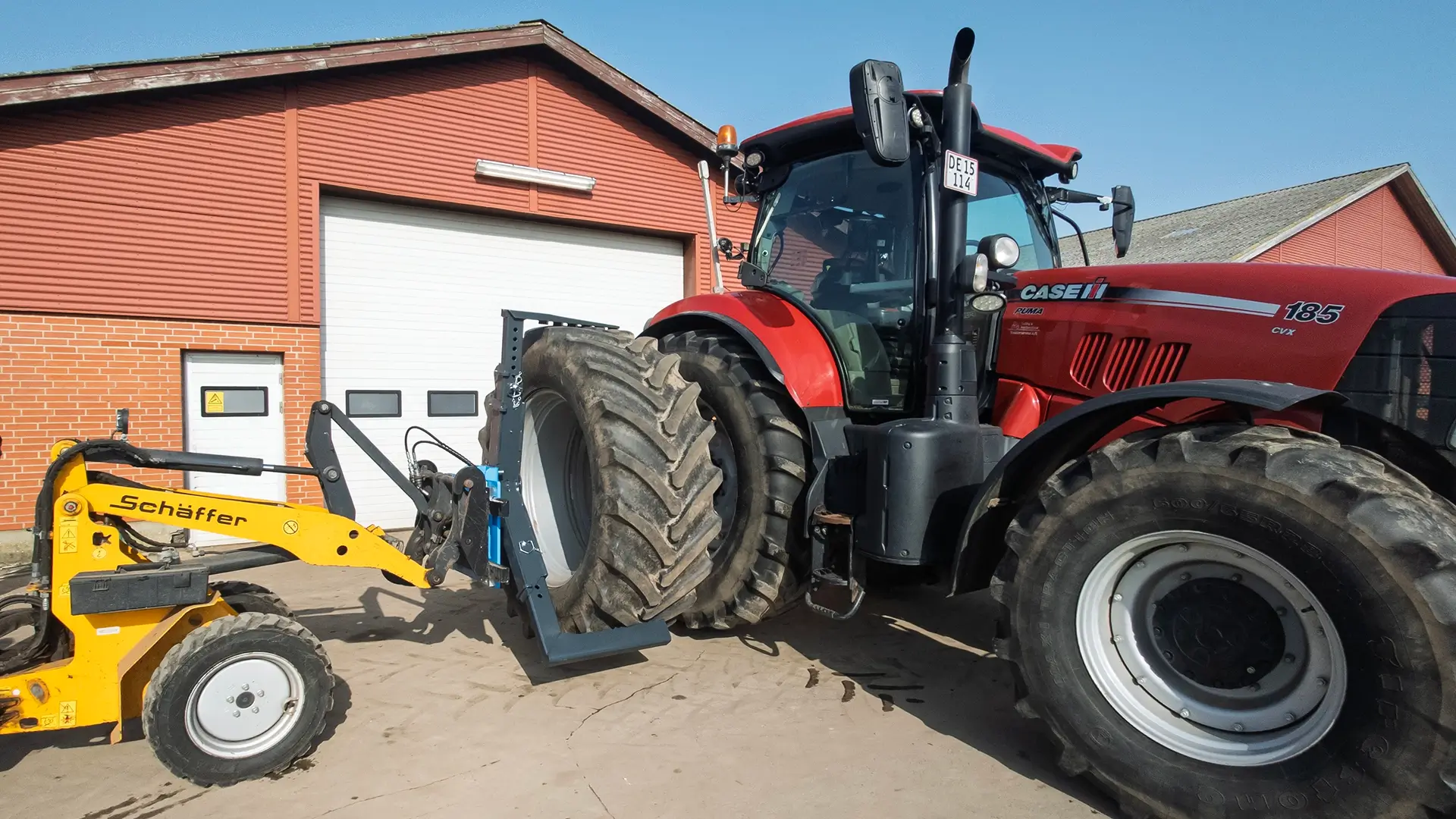 Easy Gripper Loader - mount of dual AGRO wheel