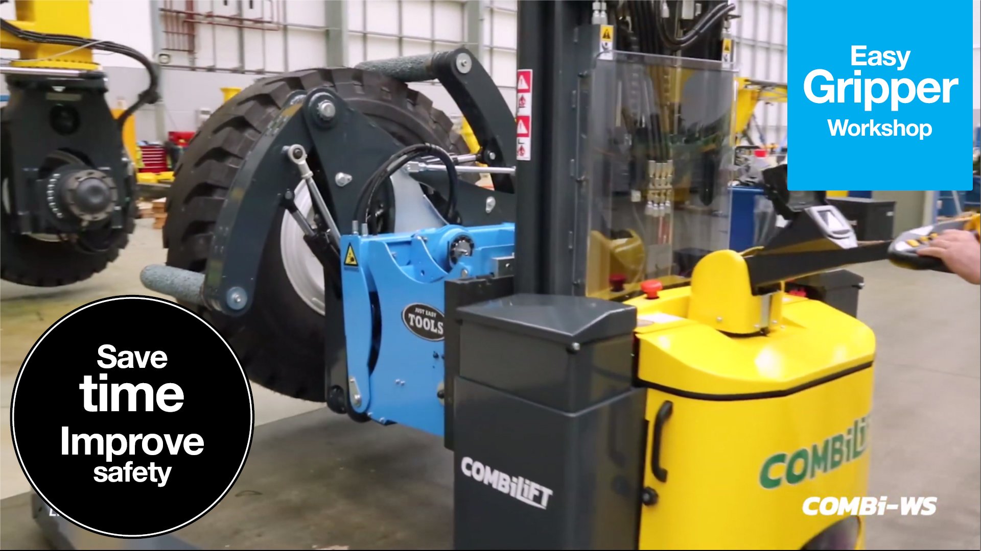 Easy Gripper Workshop - Large tyres ... and little room to move around?