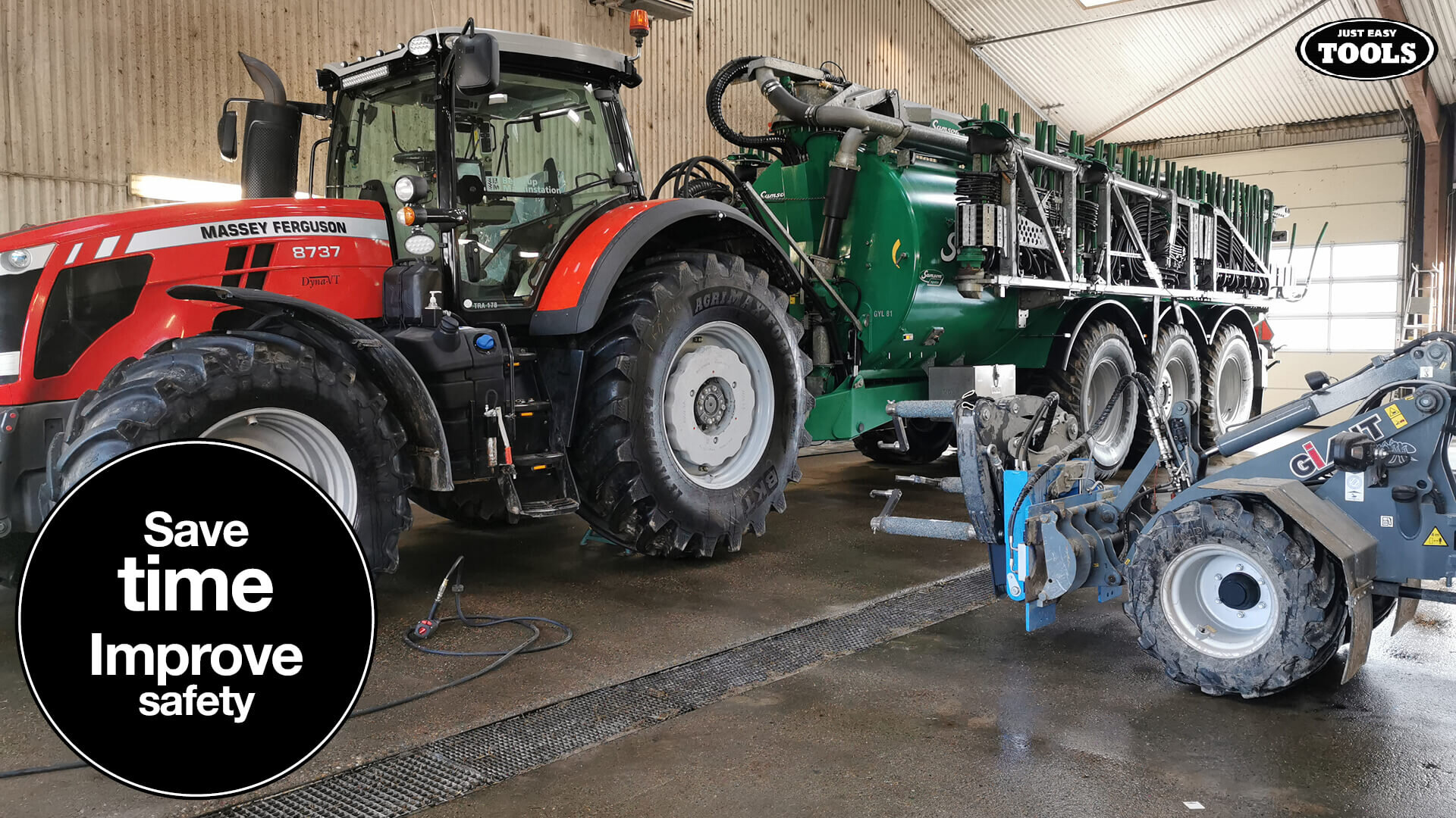 Manipulation sûre et efficace des masses d'équilibrage chez Bejstrup Maskinstation, au Danemark