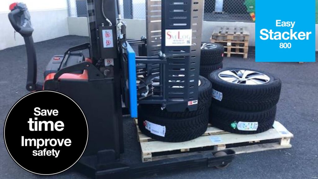 Volvo Car Rosersberg load wheels in half the time