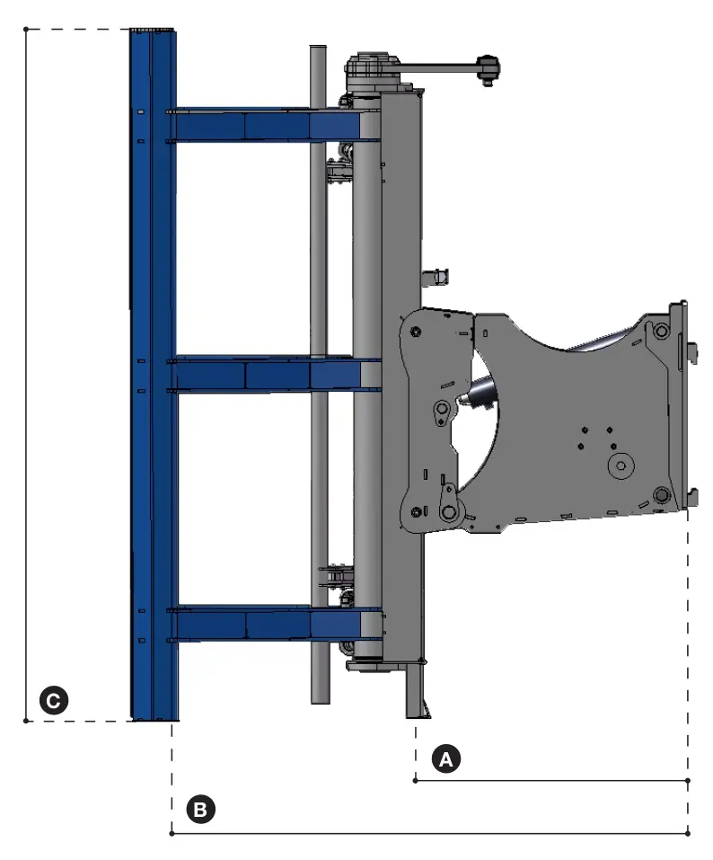 Easy Gripper 1200 - spec drawing