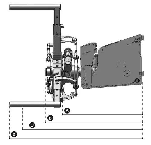 Easy Gripper 1700 - spec drawing