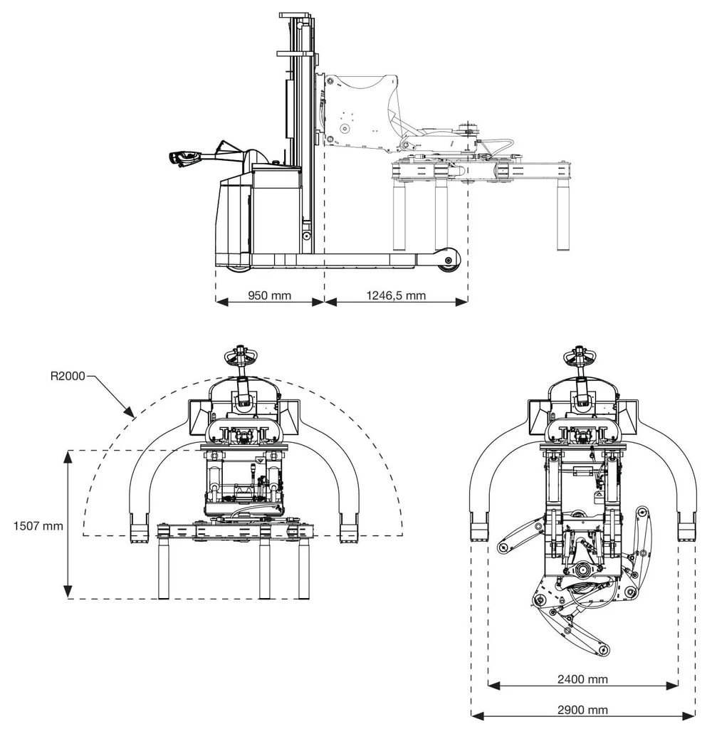 Easy Gripper Workshop 2T - spec drawing
