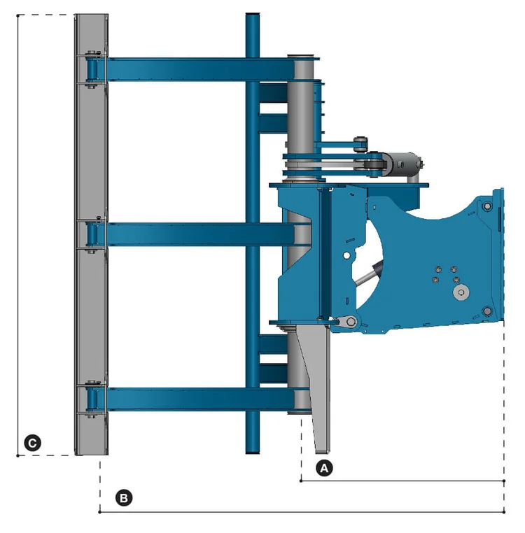 Easy Gripper 1600 - spec drawing