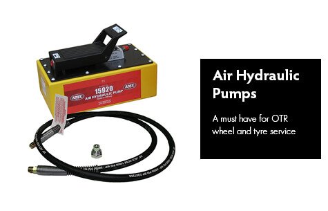 Air hydraulic pumps