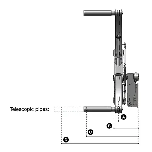 Easy Gripper 2160 Compact - spec drawing