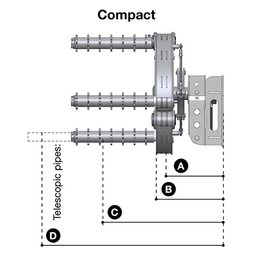 Easy Gripper 2800-3.2T Compact - spec drawing