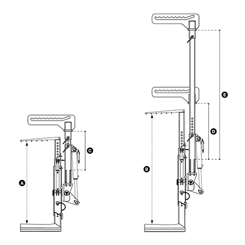 Easy Gripper Crane - spec drawing