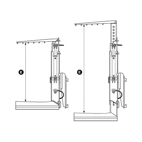 Easy Gripper Loader - short gripping arms - spec drawing
